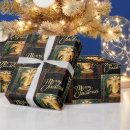 Search for nativity scene christmas wrapping paper Xmas