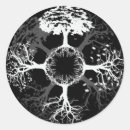 Search for tree roots stickers Leaf