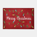 Search for christmas lights doormats Red