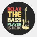 Search for funny guitar stickers Bass