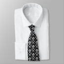 Search for black and white floral ties Vintage