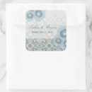 Search for blue damask wedding stickers Floral