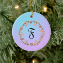 Search for alphabet christmas tree decorations Flowers