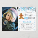 Search for christmas birthday invitations Winter onederland