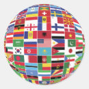 Search for international flags globe World