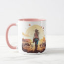 Search for cowboy sunset mugs Cowgirl