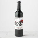 Search for sugar skull wine labels Dia de los muertos