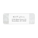 Search for marble return address labels Elegant