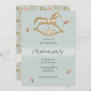 Search for horse christmas invitations Watercolor