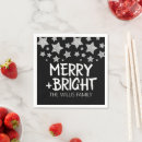 Search for black and silver christmas napkins Glitter