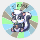 Search for cute skunks stickers Cartoon