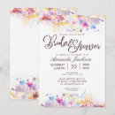 Search for 4x6 floral bridal shower invitations Pink