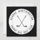 Search for golf club invitations Modern