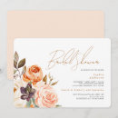 Search for blushing bride bridal shower invitations Flowers