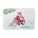 Search for santa claus bath mats Dog
