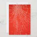 Search for spider web invitations Red