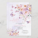 Search for pink butterfly baby shower invitations Wildflower
