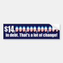 Search for national debt bumper stickers Usa