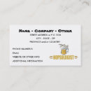 Search for beer business cards Lager