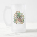 Search for leprechaun beer glasses Shamrocks