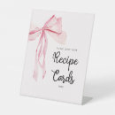 Search for recipe card signs Bridal shower