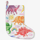 Search for dinosaur christmas stockings Watercolor