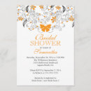 Search for orange butterfly invitations Modern