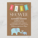 Search for baby shower invitations Elephant