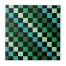 Search for green and blue pattern tiles Chequered