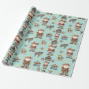 Search for cowboy christmas wrapping paper Santa
