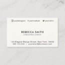 Search for online store business cards Elegant