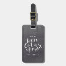 Search for newlyweds luggage tags Groom