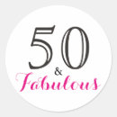 Search for woman birthday stickers 50th