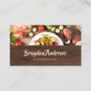 Search for private chef business cards Modern