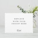 Search for scalloped edge invitations Modern