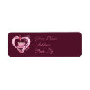 Search for coffee love return address labels Pink