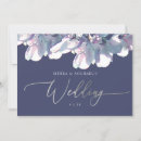 Search for dusty blue and silver wedding invitations Botanical