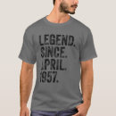 Search for born in 1957 tshirts April