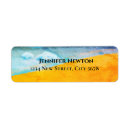 Search for happy summer return address labels Sunny
