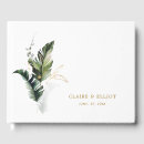 Search for tropical wedding guest books Modern