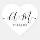 Search for date wedding stickers Minimalist