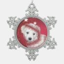 Search for bichon frise christmas tree decorations Xmas