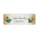Search for antique gold return address labels Green
