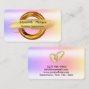 Search for ring business cards Rose gold