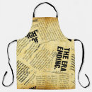Search for newsprint aprons Torn