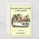 Search for tenniel invitations Tea party
