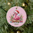 Search for pink flamingo christmas tree decorations Beach