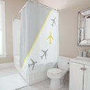Search for airplane shower curtains Pilot