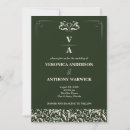 Search for formal text wedding invitations Initials or monogram