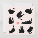 Search for silly cat birthday cards Black
